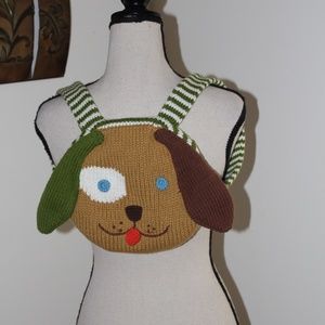 Blabla, kids crochet Dog backpack. UNISEX